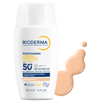 БИОДЕРМА ФОТОДЕРМ XDEFENSE УЛТРА ФЛУИД SPF 50+ МНОГО СВЕТЪЛ 40МЛ