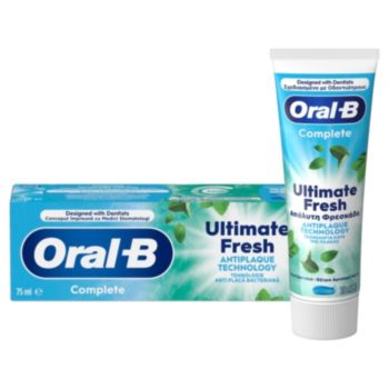 ОРАЛ-Б ПАСТА ЗА ЗЪБИ COMPLETE ULTIMATE FRESH 75МЛ