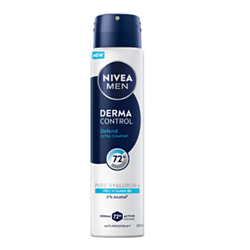 НИВЕА ДЕЗОДОРАНТ СПРЕЙ МЪЖКИ DERMA CONTROL DEFEND XL 250МЛ 98954