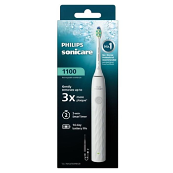 ФИЛИПС СОНИКЕЪР 1100 ЕЛ. ЗВУКОВА ЧЕТКА ЗА ЗЪБИ БЯЛА НХ3901/01