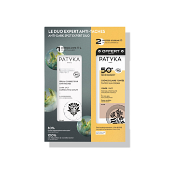 PATYKA КОМПЛЕКТ ANTI-TACHES PERFECT КОРИГИРАЩ СЕРУМ ПРОТИВ ПЕТНА 30МЛ+СЛЪНЦЕЗАЩИТЕН КРЕМ SPF50+ 40МЛ