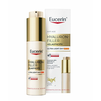 ЮСЕРИН ХИАЛУРОН ФИЛЪР+ЕЛАСТИСИТИ ДНЕВЕН КРЕМ SPF50 50МЛ