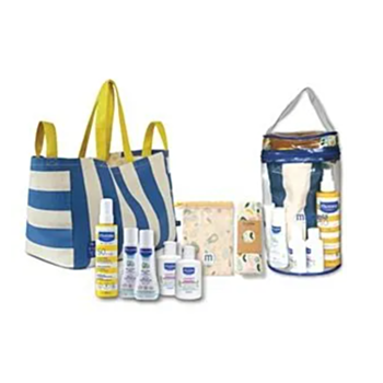 МУСТЕЛА КОМПЛЕКТ СЛЪНЦЕЗАЩИТЕН СПРЕЙ SPF50 200МЛ+4БР МИНИ ПРОДУКТА+ПЛАЖА ЧАНТА+КЪРПА+ТОРБИЧКА