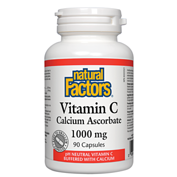 Natural Factors Vitamin C 1000 mg Calcium Ascorbat / ВИТАМИН С (КАЛЦИЕВ АСКОРБАТ) 1000 mg капс. x 90