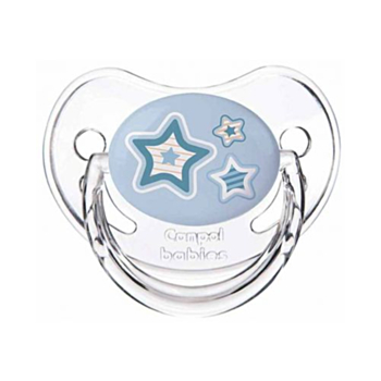 КАНПОЛ ЗАЛЪГАЛКА АНАТОМИЧНА СИЛИКОНОВА 6-18М+ СИНЯ 22/566