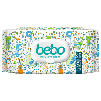 БЕБО МОКРИ КЪРПИ СЕНСИТИВ Х 80