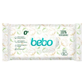 БЕБО ВЛАЖНИ КЪРПИЧКИ БИОРАЗГРАДИМИ 12БР