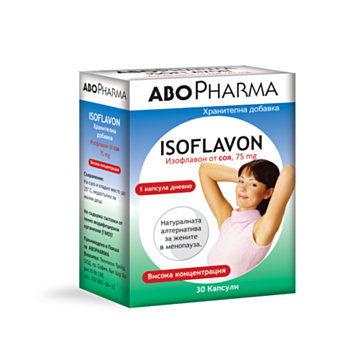 АБОФАРМА ИЗОФЛАВОН ОТ СОЯ 75 МГ Х 30 | Aptekanove BG