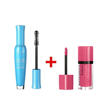 БУРЖОА КОМПЛЕКТ СПИРАЛА ГЛАМУР ВОДОУСТОЙЧИВА 7МЛ + ЧЕРВИЛО РУЖ ЕДИШЪН ВЕЛВЕТ 11