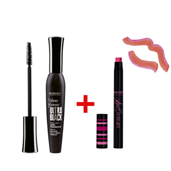 БУРЖОА КОМПЛЕКТ СПИРАЛА ГЛАМУР УЛТРА БЛЕК 7МЛ + ЧЕРВИЛО ДУО СКУЛПТ 05