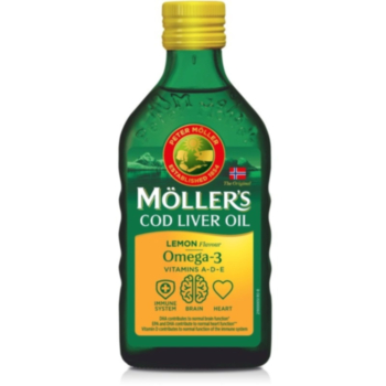 МЬОЛЕРС МАСЛО ОТ ДРОБ НА ТРЕСКА С АРОМАТ НА ЛИМОН 250МЛ