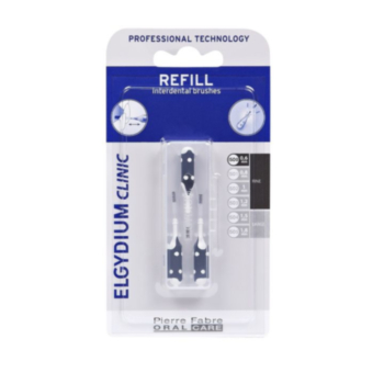 ЕЛГИДИУМ ИНТЕРДЕНТАЛНИ ЧЕТКИ КЛИНИК ФЛЕКС РЕФИЛ 0,6ММ BLACK  B