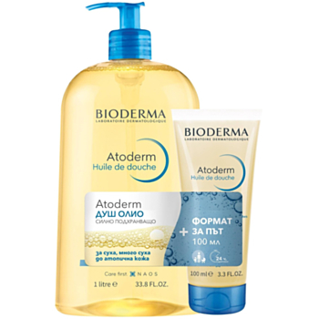 БИОДЕРМА АТОДЕРМ ДУШ ОЛИО 1Л + 100МЛ В