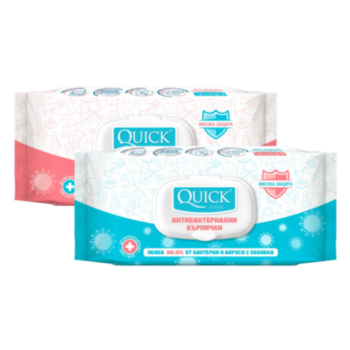 АНТИБАКТЕРИАЛНИ КЪРПИЧКИ QUICK Х 72БР.