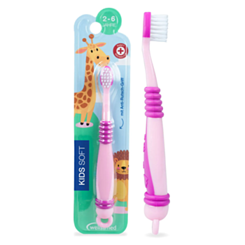 ВЕЛСАМЕД ЧЕТКА ЗА ЗЪБИ ЗА ДЕЦА СОФТ 2-6Г В