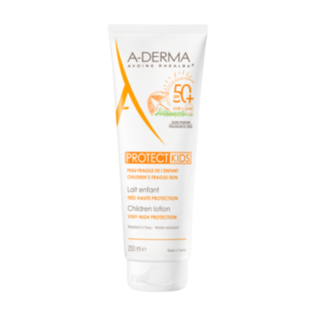А-ДЕРМА СЛЪНЦЕ ПРОТЕКТ SPF50+ МЛЯКО ЗА ДЕЦА 250МЛ  В