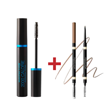 МФ КОМПЛЕКТ СПИРАЛА 2000 КАЛОРИИ ВОДОУСТОЙЧИВА 9МЛ + МОЛИВ ЗА ВЕЖДИ БРАУН ШЕЙПЪР 10