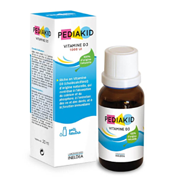 ПЕДИАКИД ВИТ. Д3 400IU СОЛ. 20МЛ
