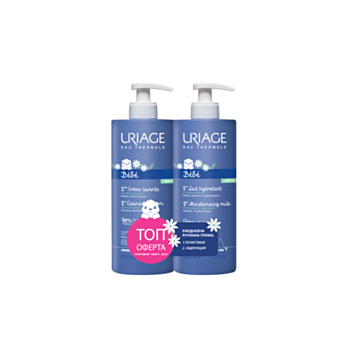 ЮРИАЖ КОМПЛЕКТ БЕБЕ ДУШ-КРЕМ 500МЛ+ХИДРАТИРАЩО МЛЯКО 500МЛ A 