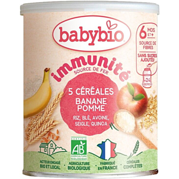 БЕЙБИ БИО КАША С КИНОА, ПЛОДОВЕ И ЗЪРНЕНИ ХРАНИ 200ГР. 6М+