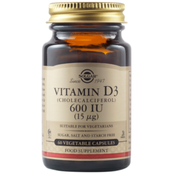  СОЛГАР ВИТАМИН Д3 600IU КАПС. X 60 - хранителна добавка