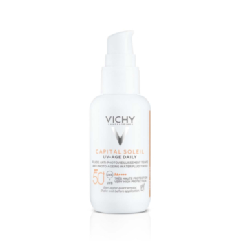 ВИШИ SOLEIL SPF50+ UV-AGE ТОНИРАН ФЛУИД ЗА ЛИЦЕ ПРОТИВ ФОТОСТАРЕЕНЕ 40МЛ  5265 B