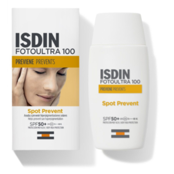 ИСДИН FOTOULTRA 100 СПОТ ПРЕВЕНТ СЛЪНЦЕЗАЩИТЕН ФЛУИД SPF50+ 50МЛ