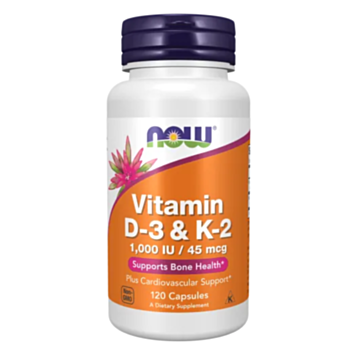 НАО ВИТАМИН D-3 1000IU + К2 45МКГ КАПС. Х 120 NF0369