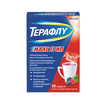 *ТЕРАФЛУ МАКС ГРИП САШЕТА Х 10 