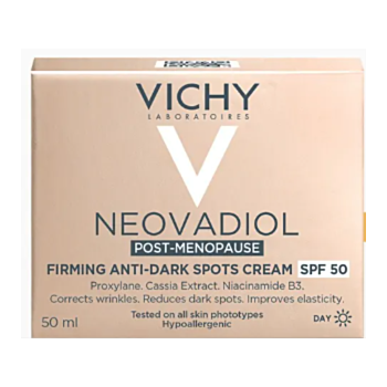 ВИШИ НЕОВАДИОЛ МАГИСТРАЛ ДНЕВЕН СТЯГАЩ КРЕМ ПРОТИВ ПЕТНА SPF50 50МЛ 860222 А