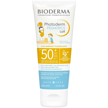 БИОДЕРМА ФОТОДЕРМ ПЕДИАТРИКС МЛЯКО SPF50+ 100МЛ В