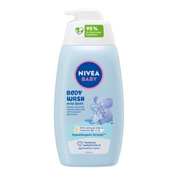 НИВЕА БЕБЕ ДУШ ГЕЛ ЗА ТЯЛО С ГЛИЦЕРИН 450МЛ 80545 В
