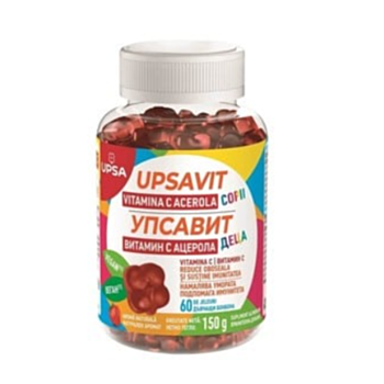 * УПСАВИТ Ц АЦЕРОЛА ДЕЦА ДЪВЧАЩИ БОНБОНИ Х 60 