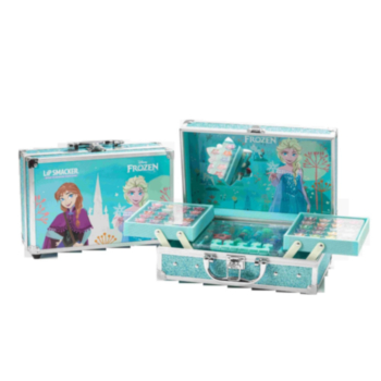 LIP SMACKER КОМПЛЕКТ ДИСНИ FROZEN МЕТАЛНО КУФАРЧЕ С ГРИМ 2 НИВА 1510689