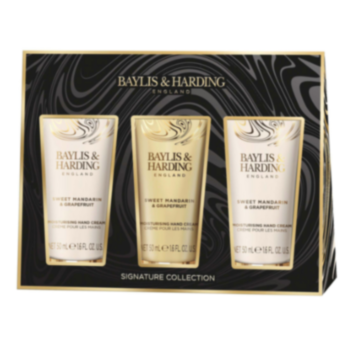 БЕЙЛИС И ХАРДИНГ КОМПЛЕКТ СЛАДКА МАНДАРИНА И ГРЕЙПФРУТ КРЕМ ЗА РЪЦЕ 3Х50МЛ 120242