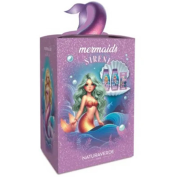 НАТУРАВЕРДЕ КОМПЛЕКТ РУСАЛКИ ДУШ ПЯНА 300МЛ+ШАМПОАН 2В1 300МЛ+АКСЕСОАРИ ЗА КОСА