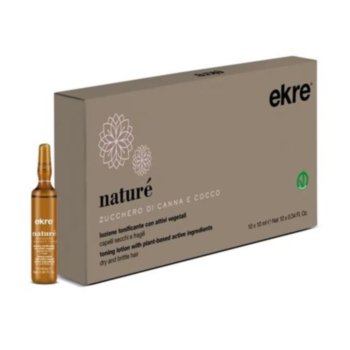 ЕКРЕ NATURE ТОНИЗИРАЩИ АМПУЛИ ЗА СУХА И СЛАБА КОСА 10 Х 10МЛ
