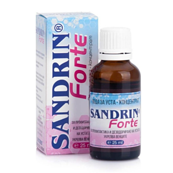 ВОДА ЗА УСТА САНДРИН ФОРТЕ 25МЛ