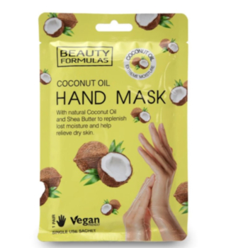 БЮТИ ФОРМУЛА ХИДРАТИРАЩА МАСКА ЗА РЪЦЕ С КОКОСОВО МАСЛО+2БР РЪКАВИЦИ