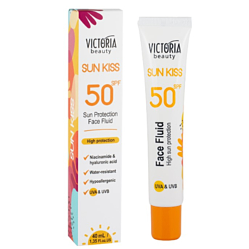 ВИКТОРИЯ БЮТИ SUN KISS SPF50 ФЛУИД ЗА ЛИЦЕ 40МЛ 0770456