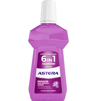АСТЕРА ВОДА ЗА УСТА ДАЙМЪНД 6В1 500МЛ