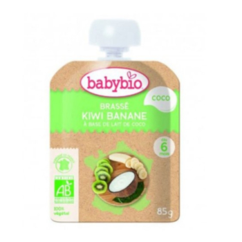 БЕЙБИ БИО КОКОСОВ ДЕСЕРТ С КИВИ И БАНАН 85ГР. 6М+