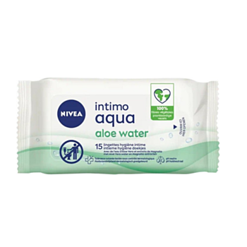НИВЕА КЪРПИЧКИ ЗА ИНТИМНА ХИГИЕНА ALOE WATER Х 15БР 82174 А