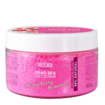 ВИКТОРИЯ БЮТИ DEAD SEA СКРАБ ЗА ЛИЦЕ И ТЯЛО С ЯГОДА 400ГР