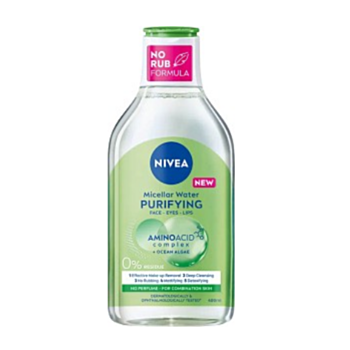 НИВЕА ПОЧИСТВАЩА МИЦЕЛАРНА ВОДА PURIFY ЗА МАЗНА КОЖА 400МЛ 82581 В