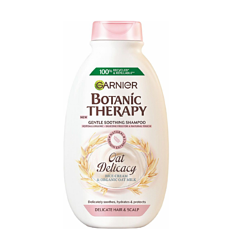 ГАРНИЕ БОТАНИК ТЕРАПИ ШАМПОАН С ОВЕСЕНО МЛЯКО ЗА ЧУВСТВИТЕЛЕН СКАЛП 400МЛ