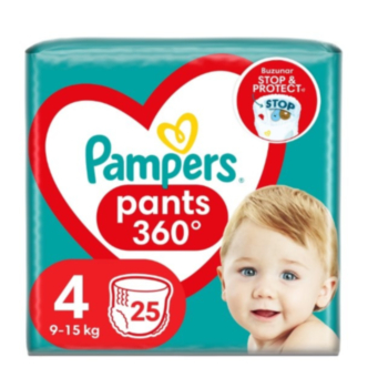 ПАМПЕРС АКТИВ БЕЙБИ  ГАЩИ CP 4 / 9-15КГ/ Х 25 БР  