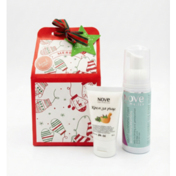 НОВЕ ФАРМ КОМПЛЕКТ КРЕМ ЗА РЪЦЕ 30МЛ + МИРАКЪЛ ИЗМИВНА ПЯНА ТРАВЪЛ 60МЛ