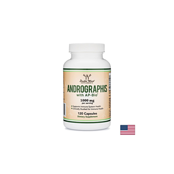 Andrographis with AP-Bio®/ Андрографис, 120 капсули Double Wood 8687422207679