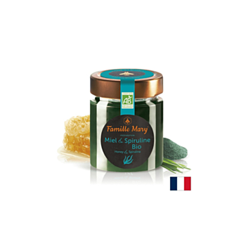 Акациев пчелен мед + Спирулина, БИО, 170 g